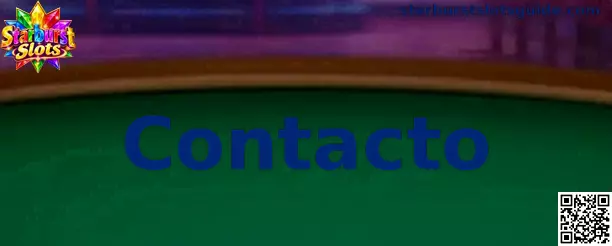 Imagen de la sección de contacto de Starburst Slots
