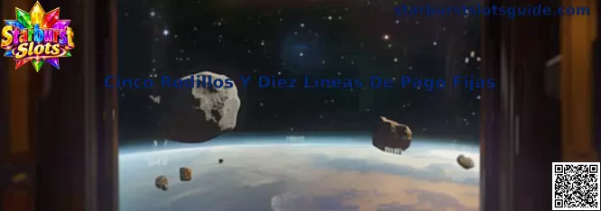 Cinco rodillos y diez líneas de pago fijas en Starburst Slots