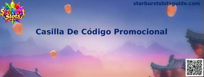 Ejemplo visual para identificar una casilla de código promocional durante un registro