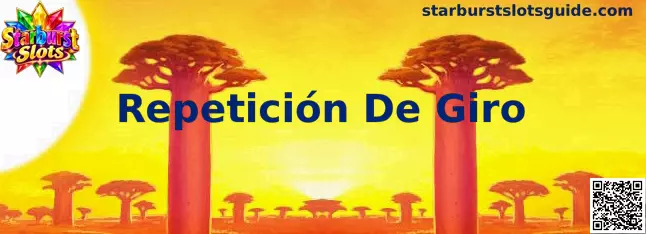 Explicación visual de Repetición De Giro en Starburst Slots